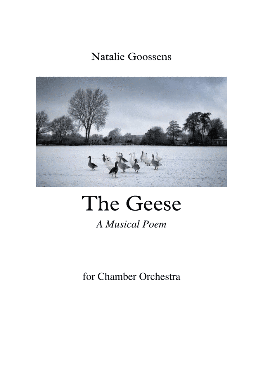 The Geese - A Musical Poem for Chamber Orchestra