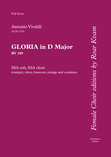 Vivaldi: Gloria in D major, SSA choir version (arr. Roar Kvam)