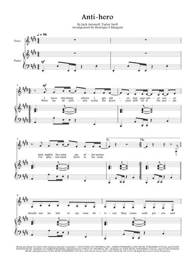 Anti-hero (arr. Henrique F Mangoni)