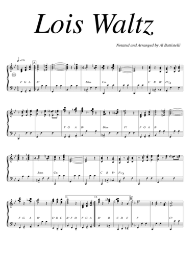 Lois Waltz (arr. Al Battistelli)