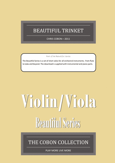 No.1 Beautiful Trinket for Violin or Viola