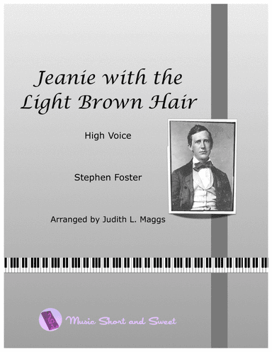 Jeanie with the Light Brown Hair - High Voice/piano (arr. Judith L. Maggs)