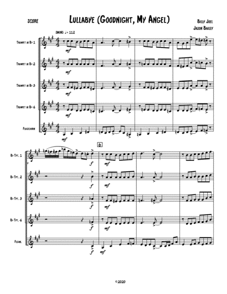 Lullabye (goodnight, My Angel) (arr. Jason Bailey)