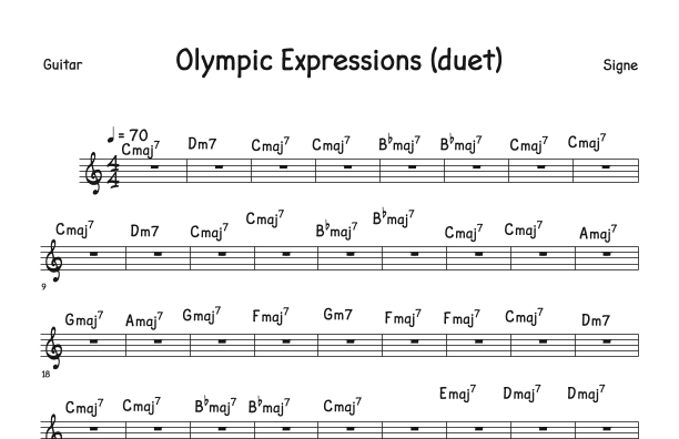 Olympic Expressions (guitar/piano--chords only)