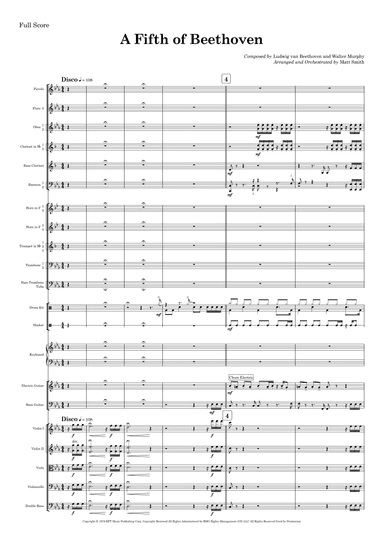 A Fifth Of Beethoven (arr. Matt Smith)