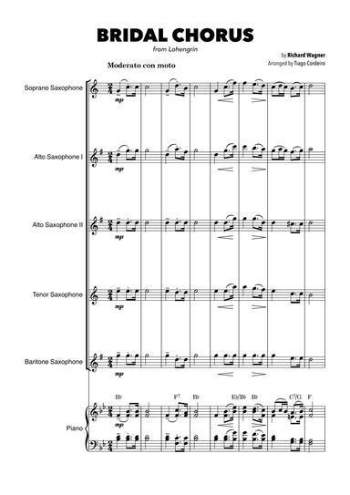 Bridal Chorus (arr. Tiago Cordeiro)