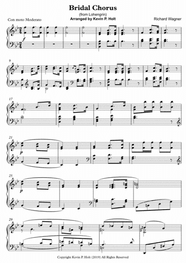 Bridal Chorus (from Lohengrin) - Richard Wagner (arr. Kevin P. Holt)