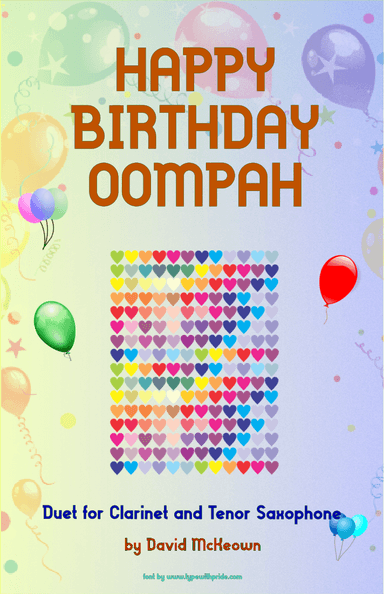 Happy Birthday Oompah, for Clarinet and Tenor Saxophone Duet (arr. David McKeown)