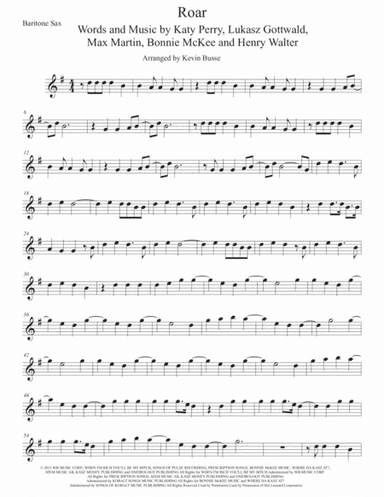Roar (arr. Kevin Busse)