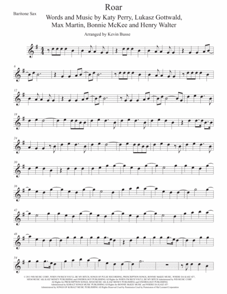 Roar (arr. Kevin Busse)