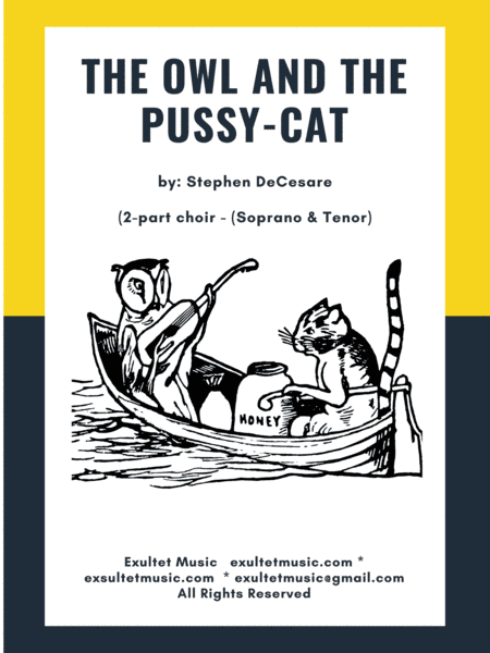 The Owl And The Pussy-Cat (2-part choir - (Soprano and Tenor)