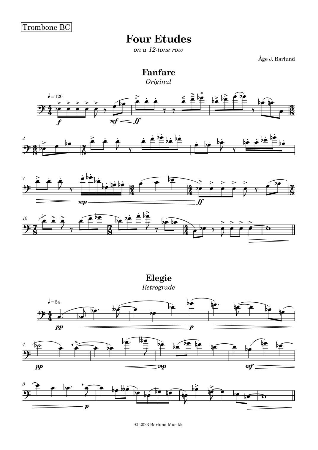 Four Etudes