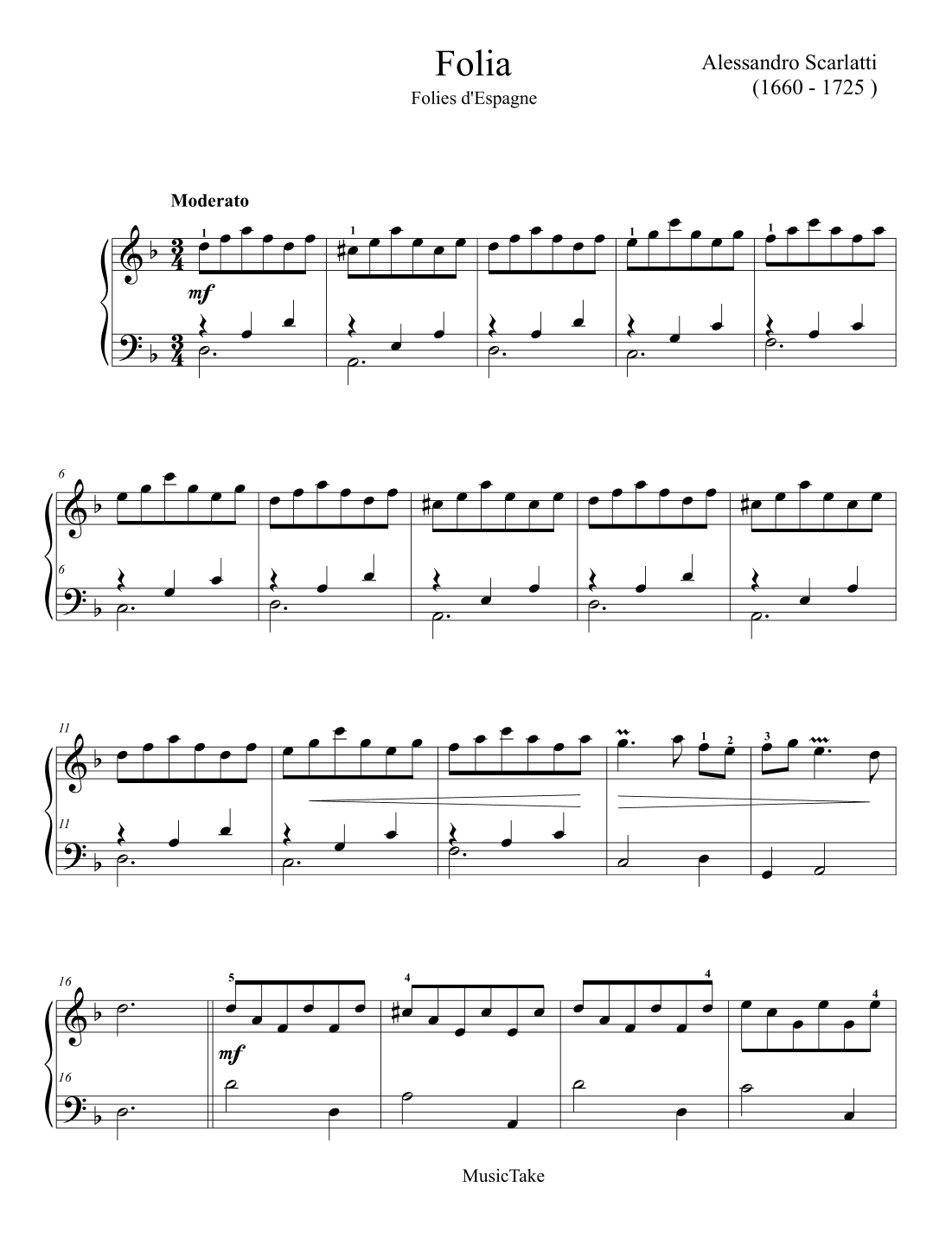 Folia (arr. Ben Choupak)