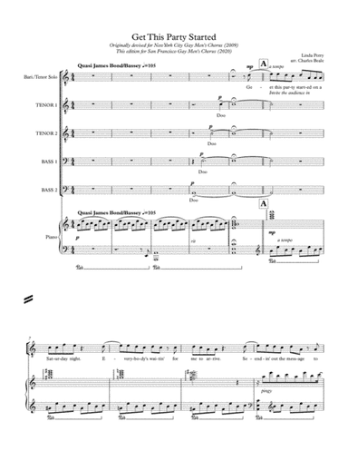 Get The Party Started (arr. Charles Beale)