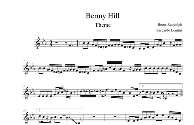 Benny Hill OST (arr. Riccardo Lentini)