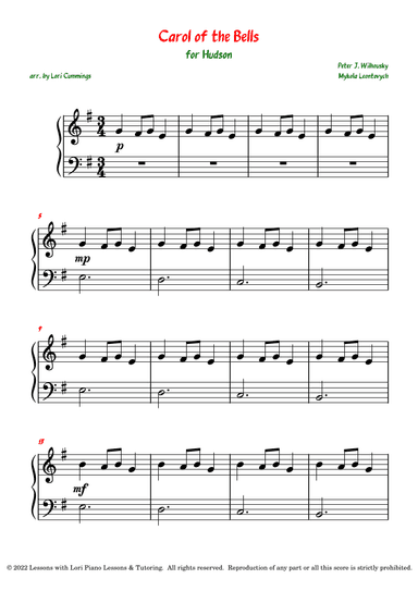 Carol of the Bells (arr. Lori Cummings)