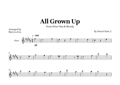 All Grown Up (arr. Márcio Silva)