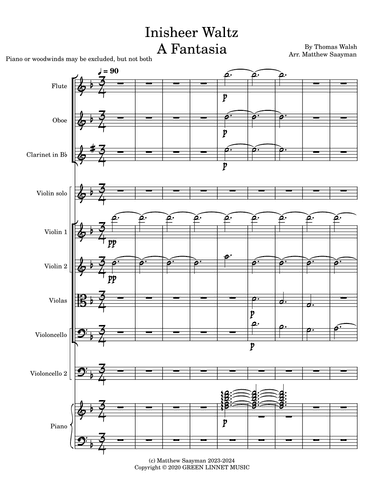 Inisheer (arr. Matthew Saayman)
