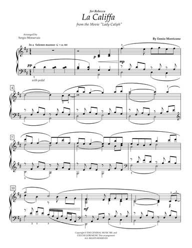 La Califfa (arr. ElysiumSoundscapes)