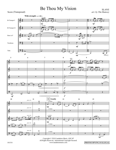 Be Thou My Vision (arr. Tim Rumsey)