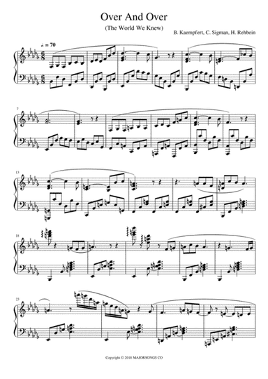 The World We Knew (over And Over) (arr. Kamil Dąbek)