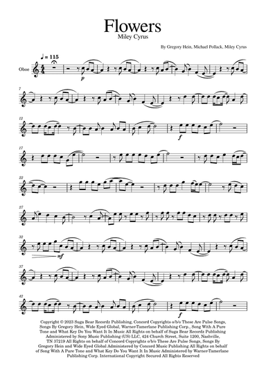 Flowers (arr. Golden Skull Editions)