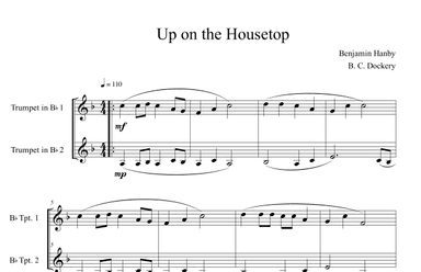Up on the Housetop (Trumpet Duet) (arr. B. C. Dockery)