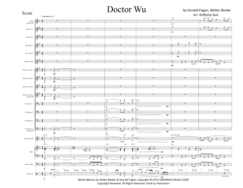 Doctor Wu (arr. Anthony Susi)