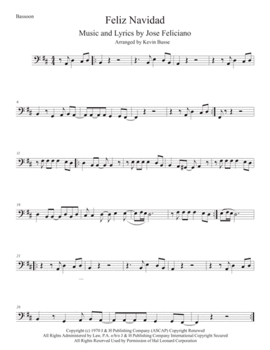 Feliz Navidad (arr. Kevin Busse)