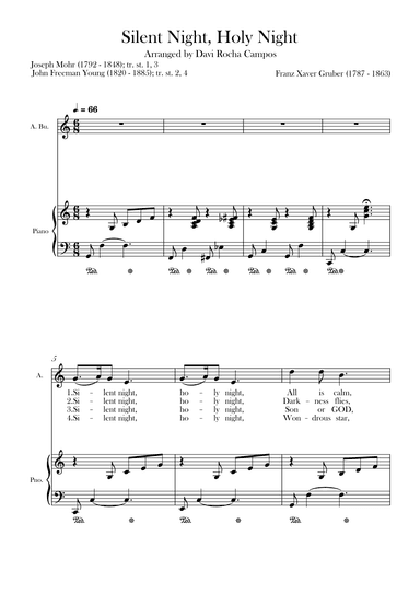 Silent Night, Holy Night (arr. Davi Rocha Campos)