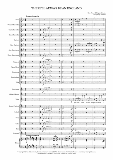 There'll Always Be An England (arr. Tony Tournoff)