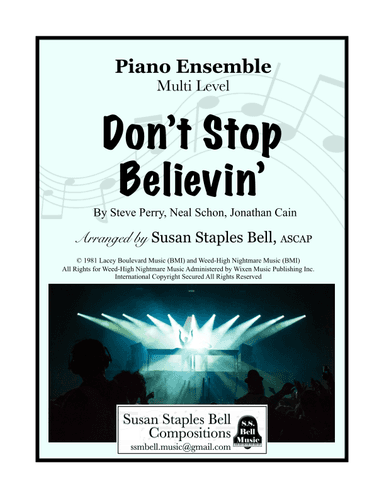 Don't Stop Believin' (arr. Susan Staples Bell, ASCAP)