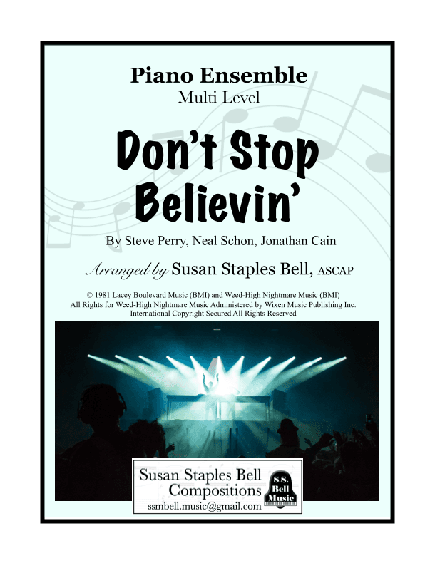 Don't Stop Believin' (arr. Susan Staples Bell, ASCAP)