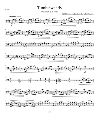Tumbleweeds Cello Part