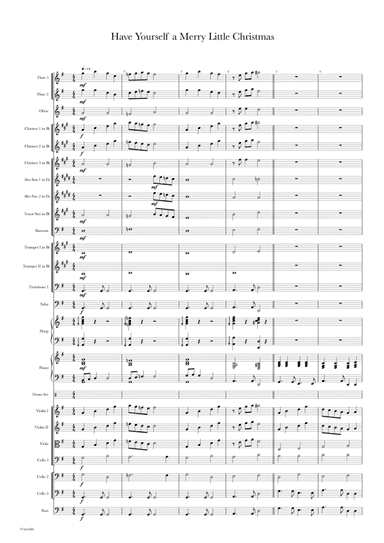 Have Yourself A Merry Little Christmas (arr. S McLoughlin)