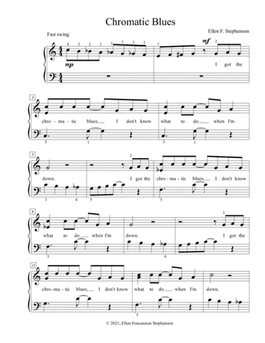 Chromatic Blues (solo piano)
