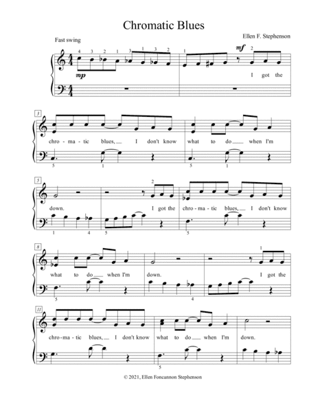 Chromatic Blues (solo piano)