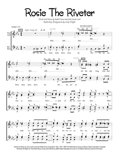 Rosie The Riveter (arr. Larry Wright)