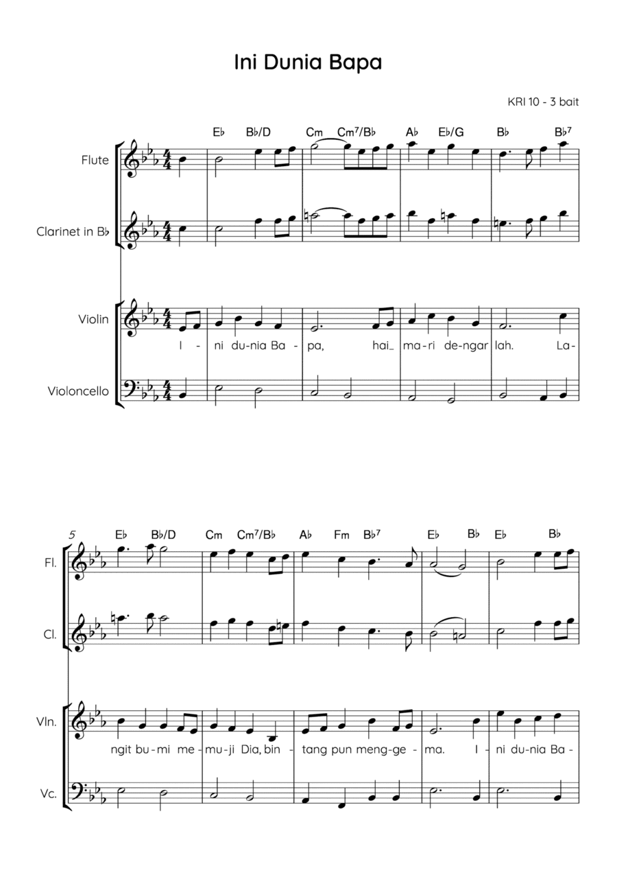 This Is My Father's World (arr. Angie Wiranata)