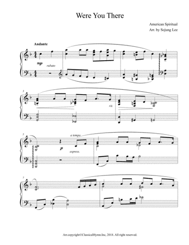 Were You There (arr. So Jung Lee)