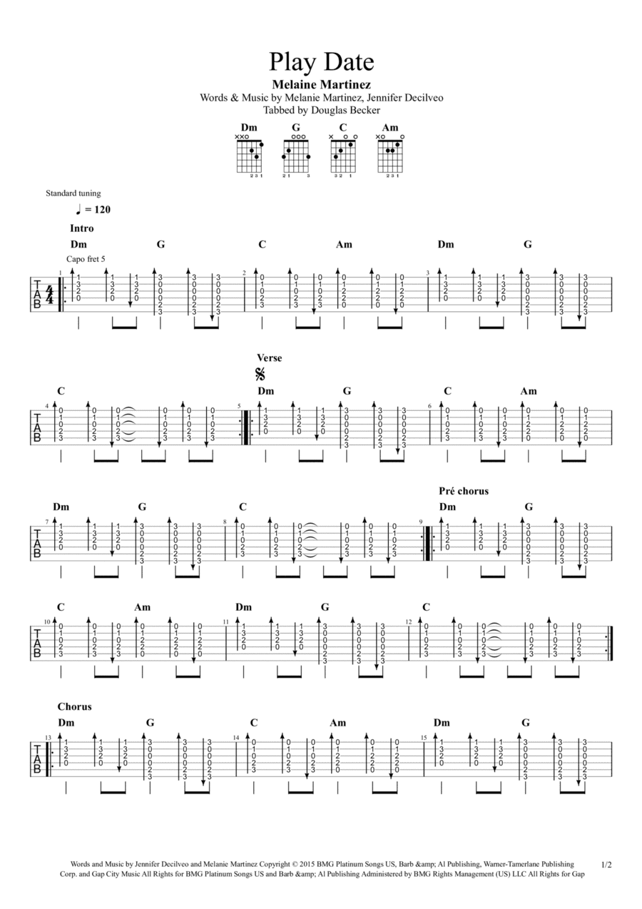 Play Date (arr. Douglas Becker)