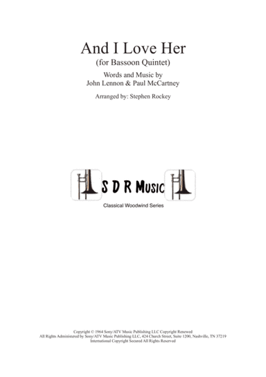 And I Love Her (arr. Stephen Rockey)