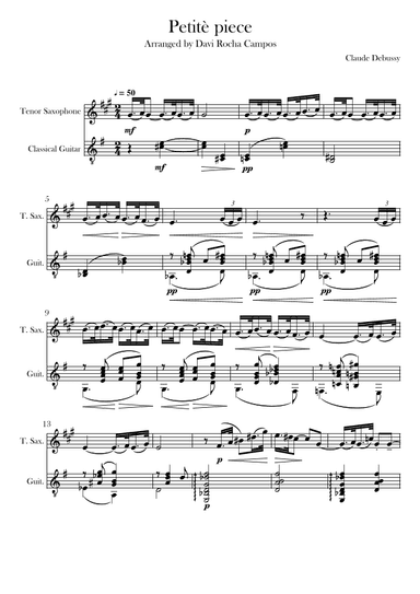 Petitè piece (arr. Davi Rocha Campos)