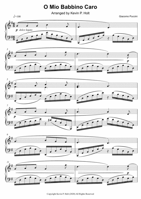 O Mio Babbino Caro (arr. Kevin P. Holt)