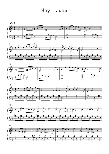 Hey Jude (arr. John Lennon)