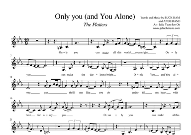 Only You (and You Alone) (arr. JULIA OH MUSIC | Julia Yeon-Joo Oh)