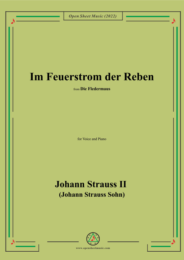 Johann Strauss II-Im Feuerstrom der Reben(No.11) (arr. OSM Press)