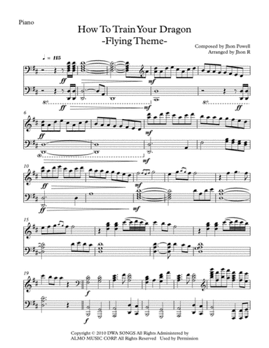 How To Train Your Dragon (arr. Jhon R.)