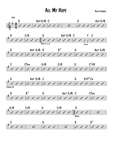 All My Hope (arr. David M Fagnant)