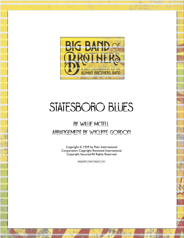 Statesboro Blues (arr. Wycliffe Gordon)